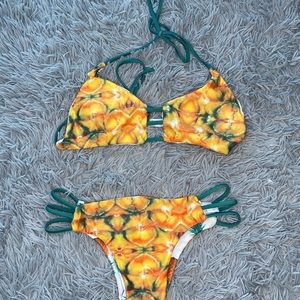 Reversible Pineapple Swimsuit